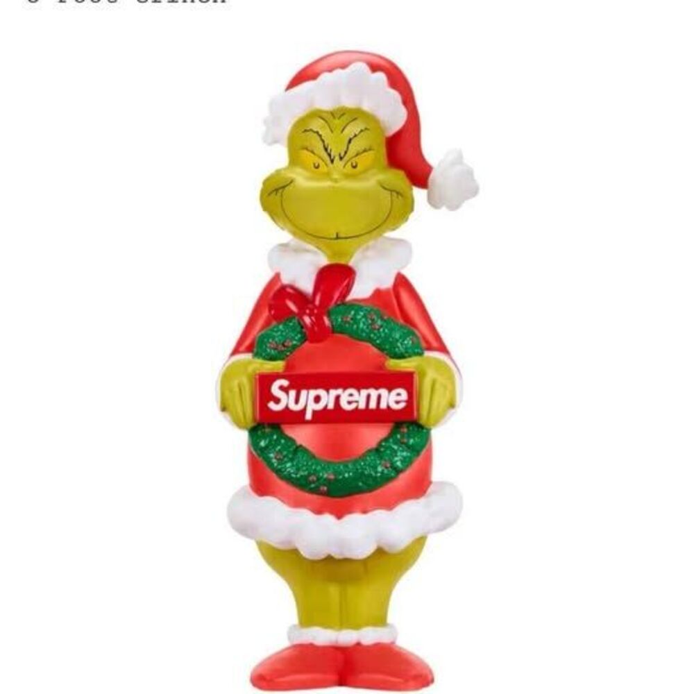 3 Foot Supreme Grinch Christmas Decoration LED Brand New